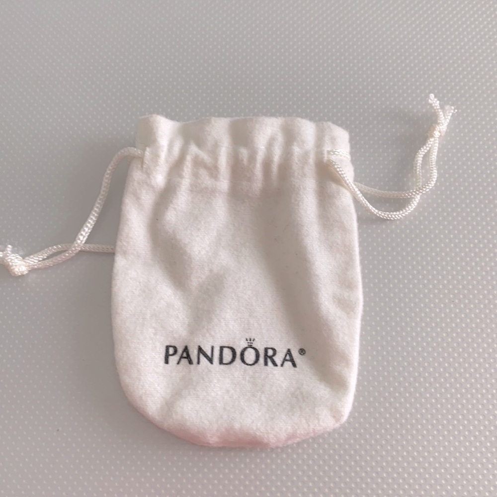New Cream Pandora Jewelry Bag for storing rings, charms, bracelets